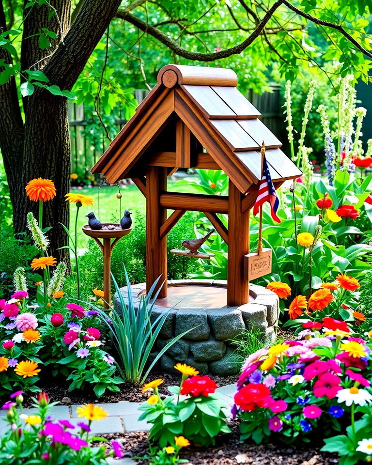 snow whites wishing well for disney garden - 20 Disney Garden Ideas