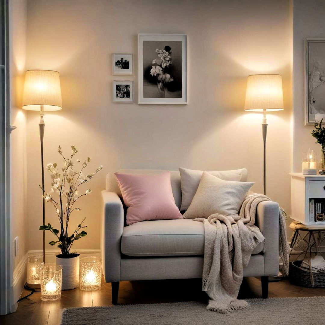 soft lighting setup for relaxation - 15 Snug Room Ideas