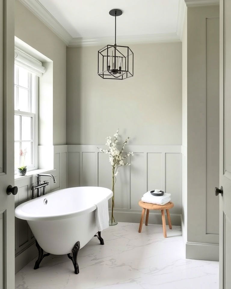 soft sage walls for small green bathroom - 20 Small Green Bathroom Ideas