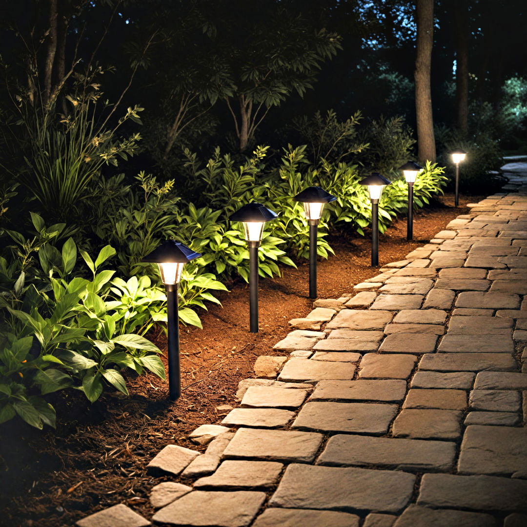 solar path lighting - 40 Hardscaping Ideas