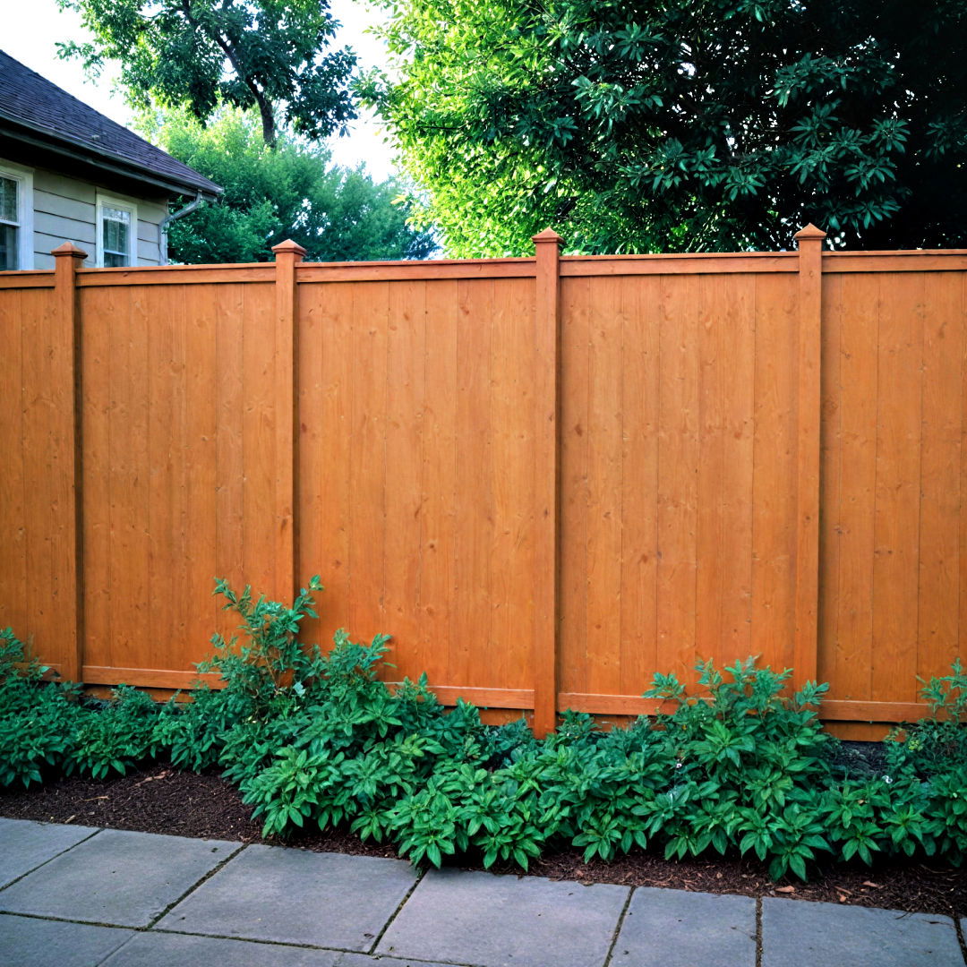 solid fencing provides maximum privacy and security - 40 Garden Fence Ideas