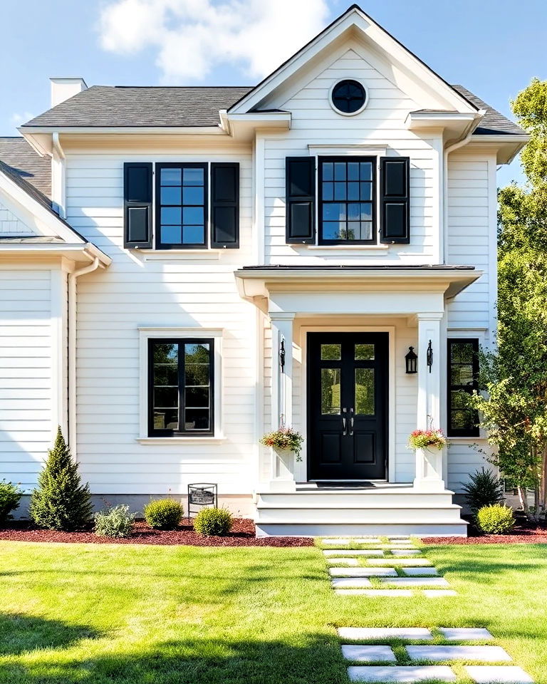 sophisticated chantilly lace paint color - 25 Off-white Paint Colors for Home Exteriors