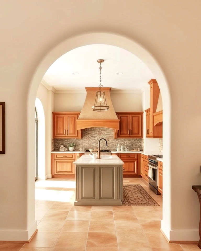 southwestern kitchen with arched doorways - 25 Southwestern Kitchen Ideas