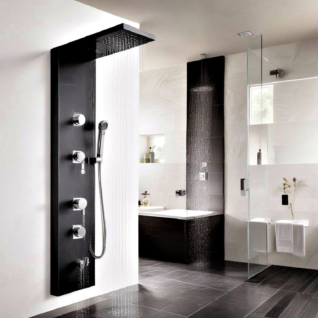 spa like multi function shower - 40 Modern Bathroom Ideas
