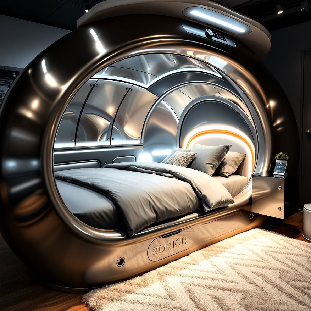 space capsule bed design - 20 Space-themed Room Ideas
