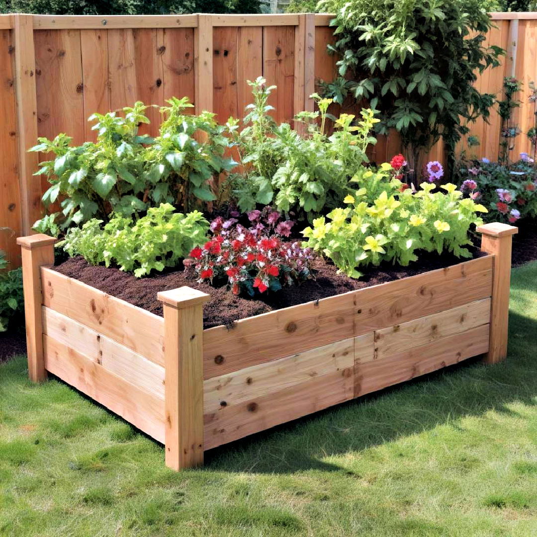 space efficient raised bed garden - 40 Backyard Ideas
