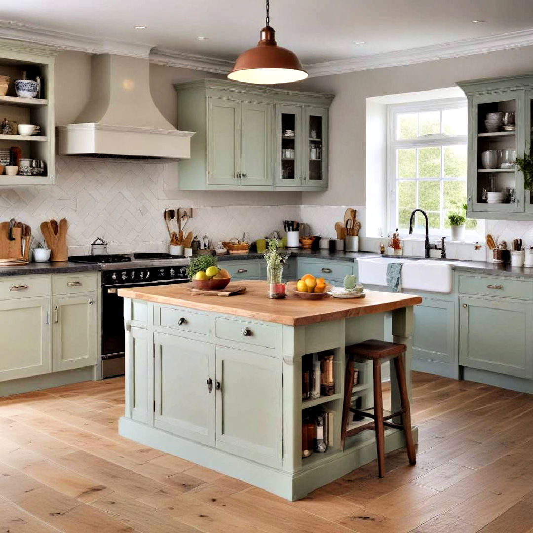 space saving hidden storage - 40 Kitchen Island Ideas