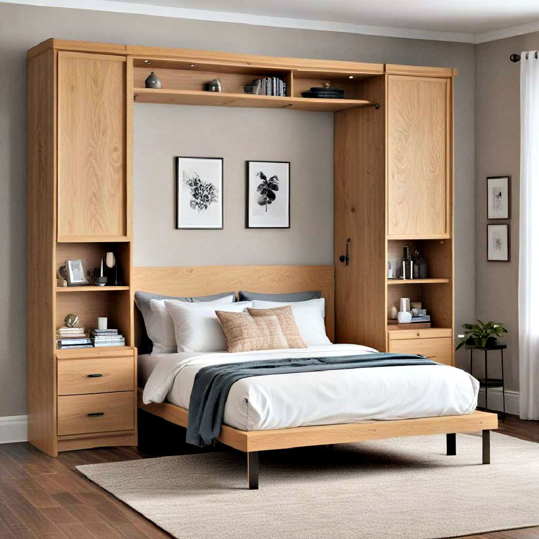space saving murphy bed - 40 Small Bedroom Ideas