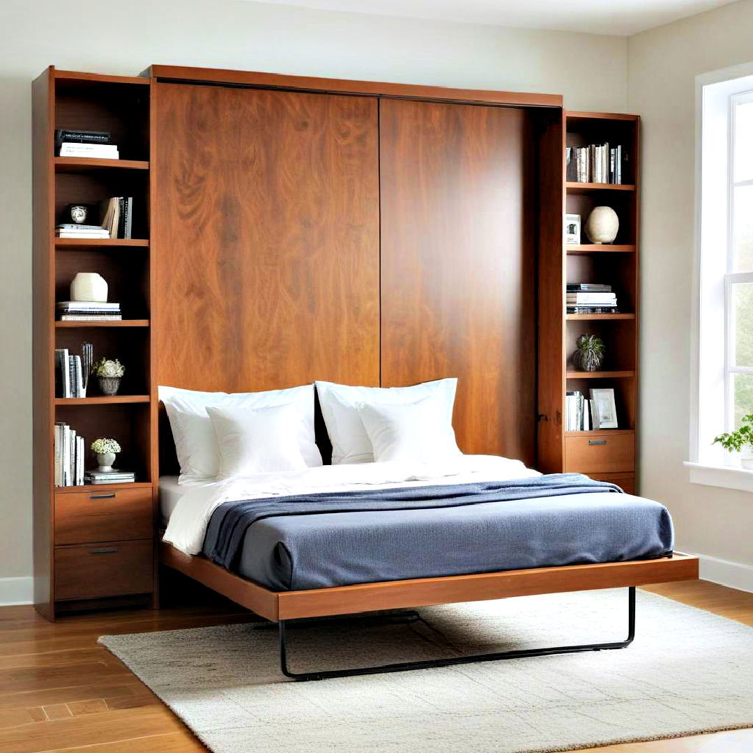 space saving murphy bed - 30 Small Apartment Storage Ideas