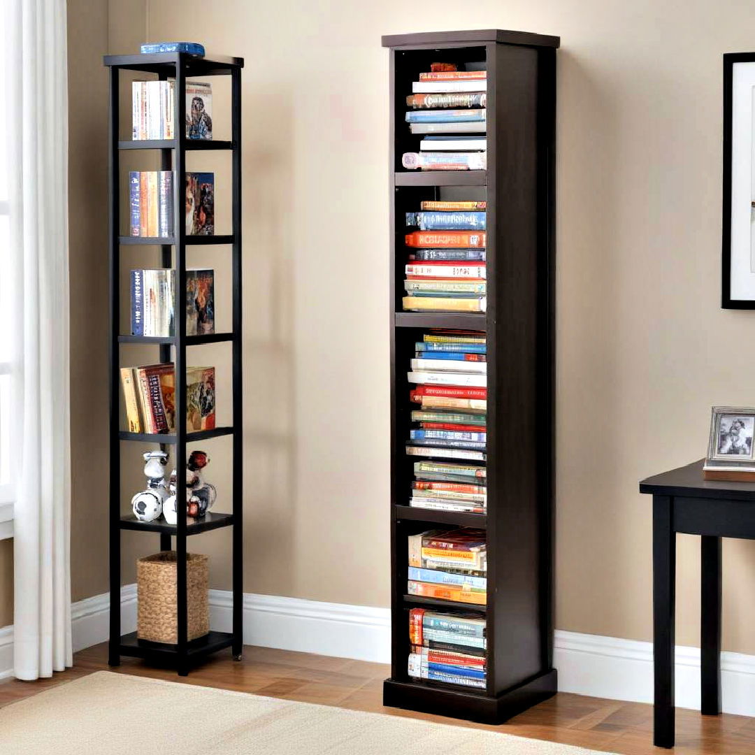 space saving vertical storage units - 25 Small Game Room Ideas