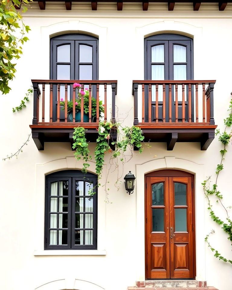 spanish colonial style balconies - 40 Spanish Style Home Exterior Ideas