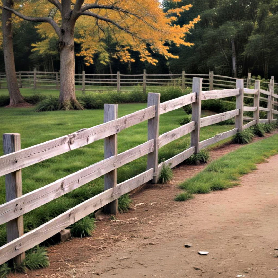 split rail fence idea - 25 Backyard Fence Ideas
