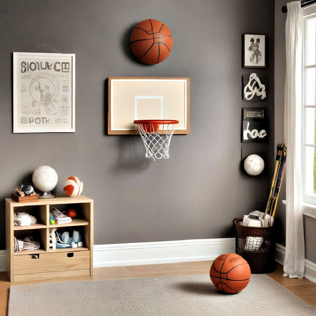 sports corner for active boys - 40 Boys Room Ideas