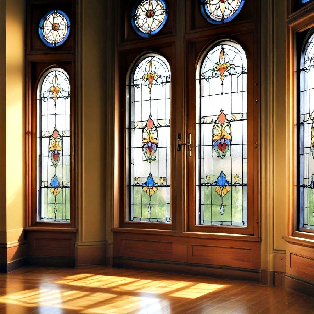 stained glass windows for victorian hallway - 20 Victorian Hallway Ideas