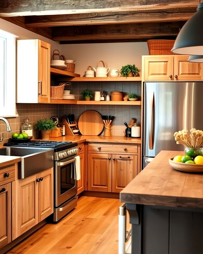 stainless steel appliances for modern farmhouse style kitchen - 25 Kitchen With Stainless Steel Appliances