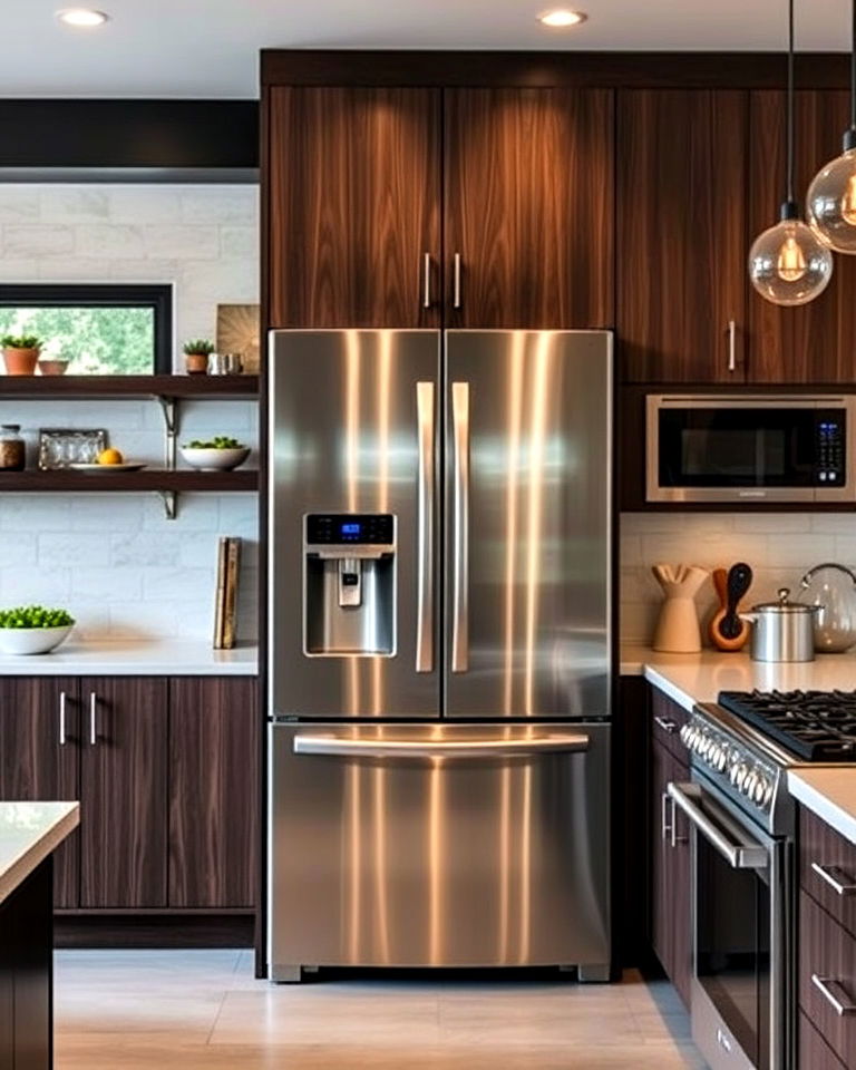stainless steel appliances with high tech features - 25 Kitchen With Stainless Steel Appliances