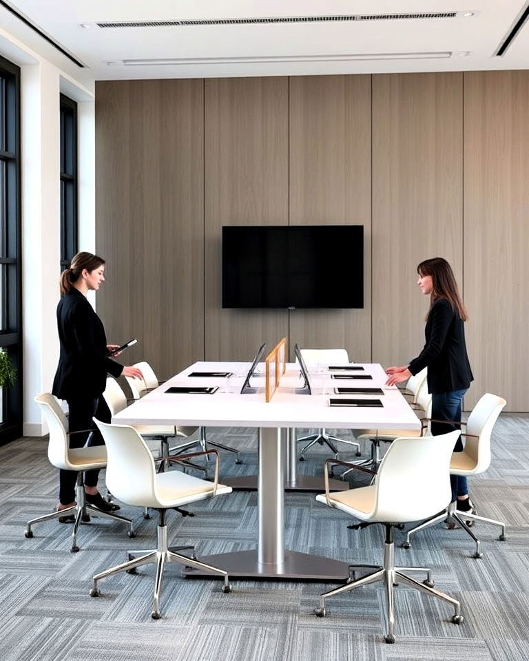standing conference table ideas - 25 Conference Room Design Ideas and Inspiration