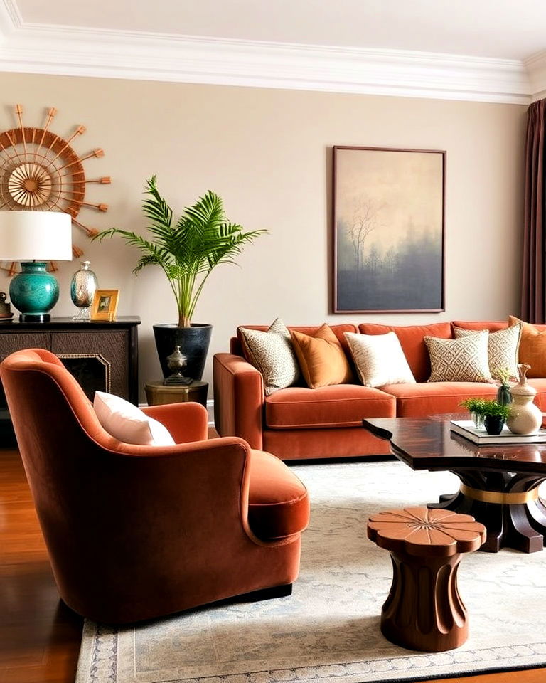 statement furniture pieces for eclectic interior design - 25 Eclectic Interior Design Ideas