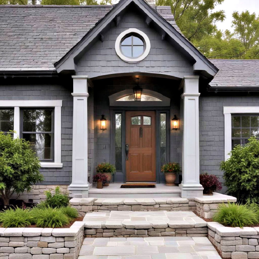 stormy gray exterior house paint - 40 Gray Exterior House Paint Ideas