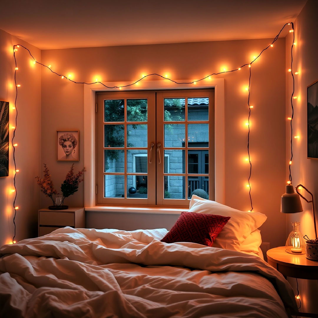 string lights for bedroom lighting - 40 Bedroom Lighting Ideas