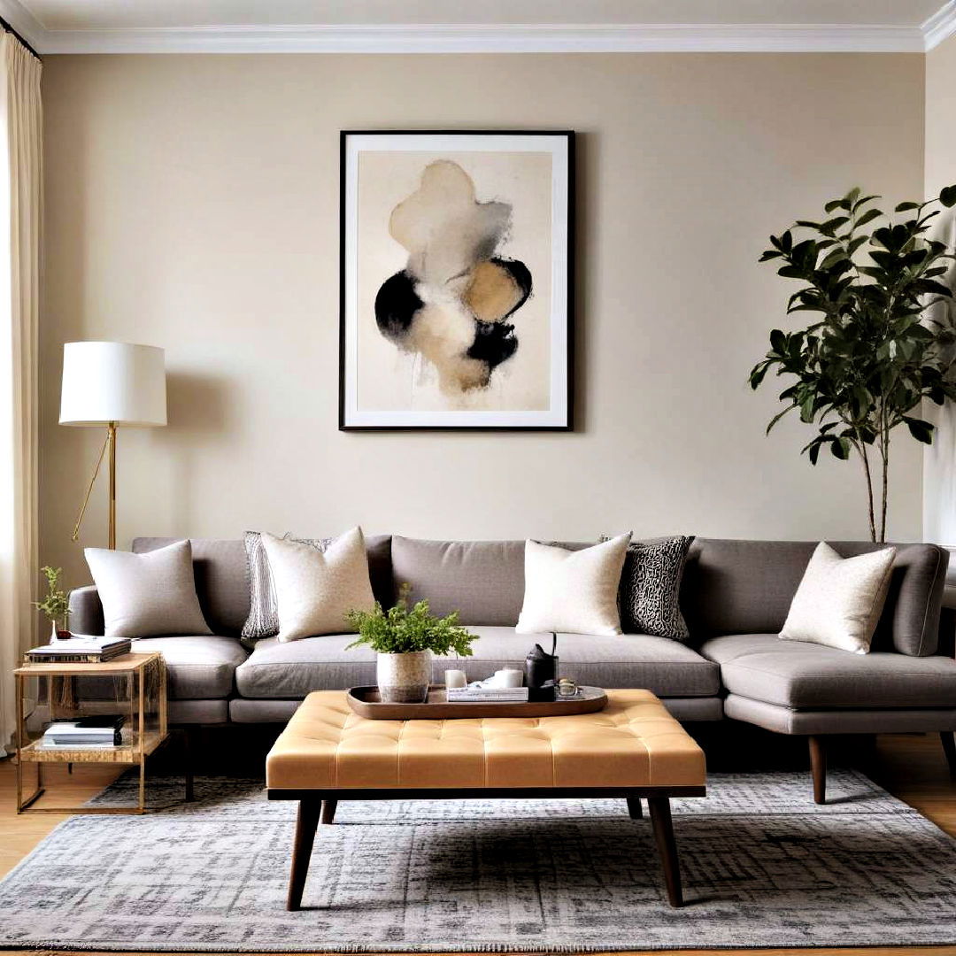 stylish armless furniture - 40 Small Living Room Ideas