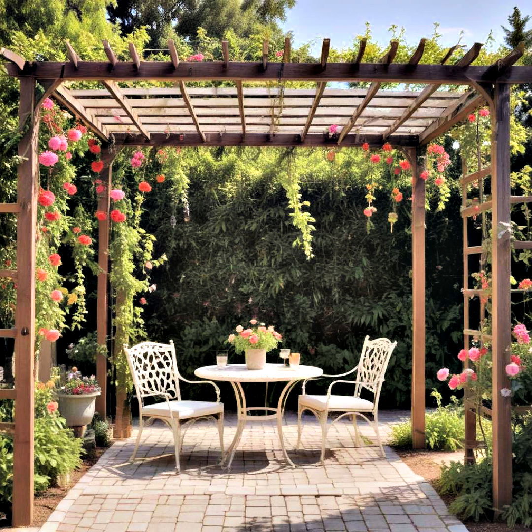 stylish outdoor seating area - 40 Backyard Ideas