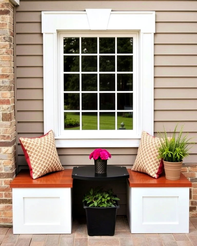 stylish window well seating ideas - 30 Basement Window Ideas