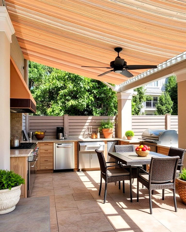 summertime with open air kitchen - 20 Summer Kitchen Ideas