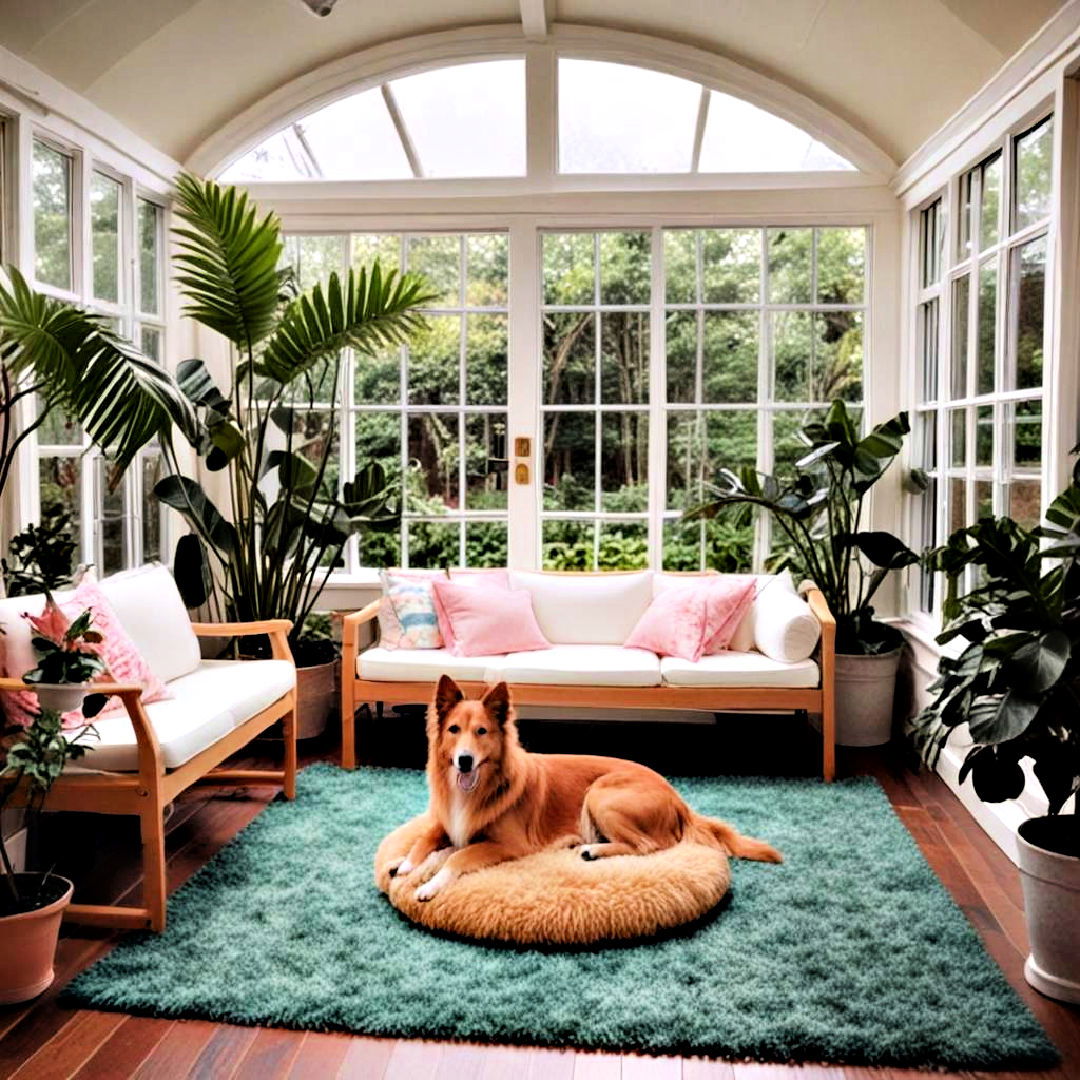 sunroom for pets - 30 Sunroom Ideas
