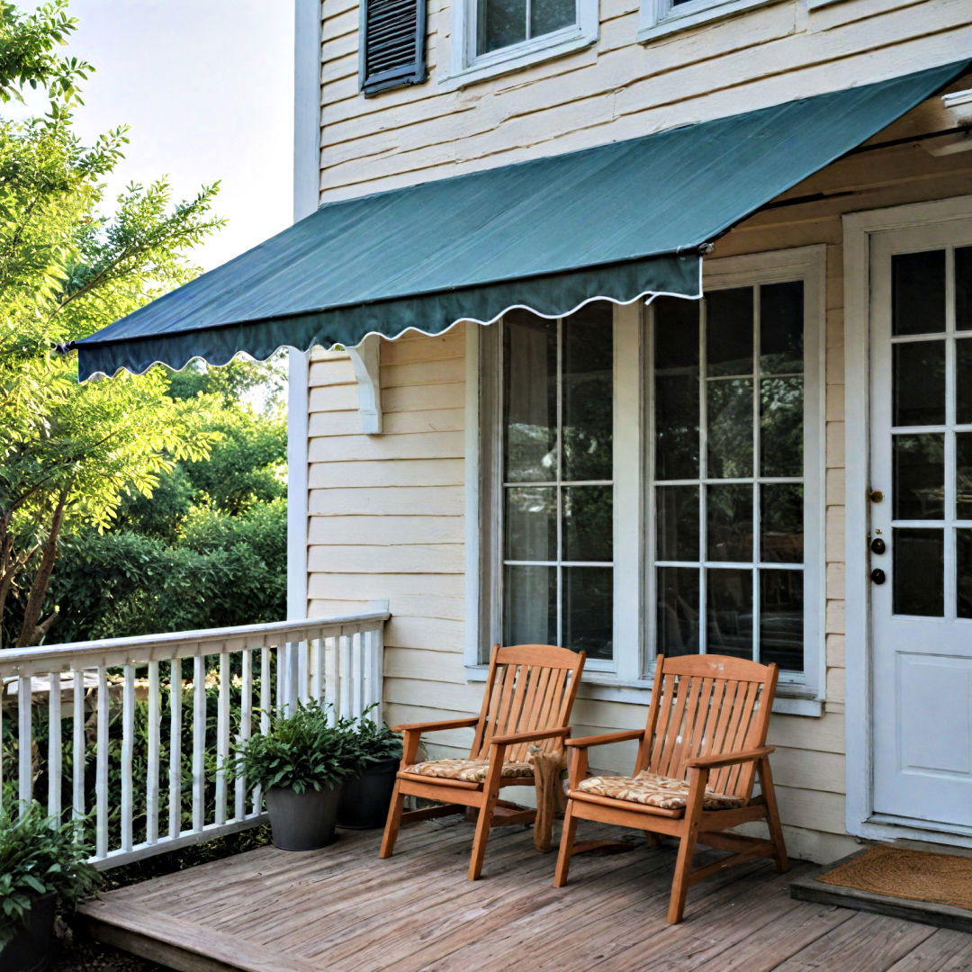 sunshade for front porch - 40 Front Porch Ideas