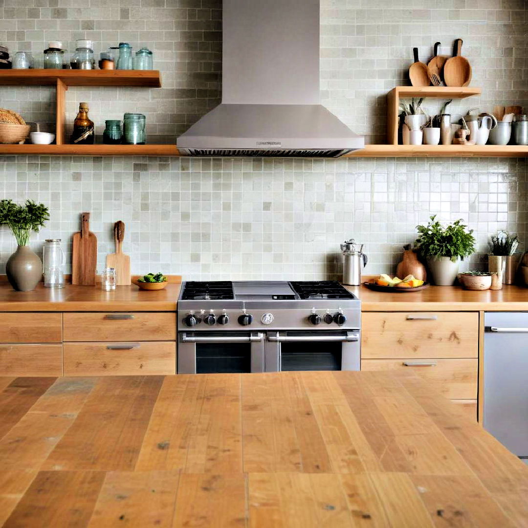 sustainable materials with durability and style - 40 Modern Kitchen Ideas