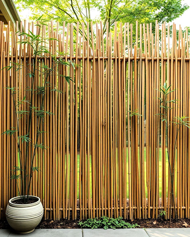 tall bamboo screen fence ideas - 40 Japanese Fence Ideas