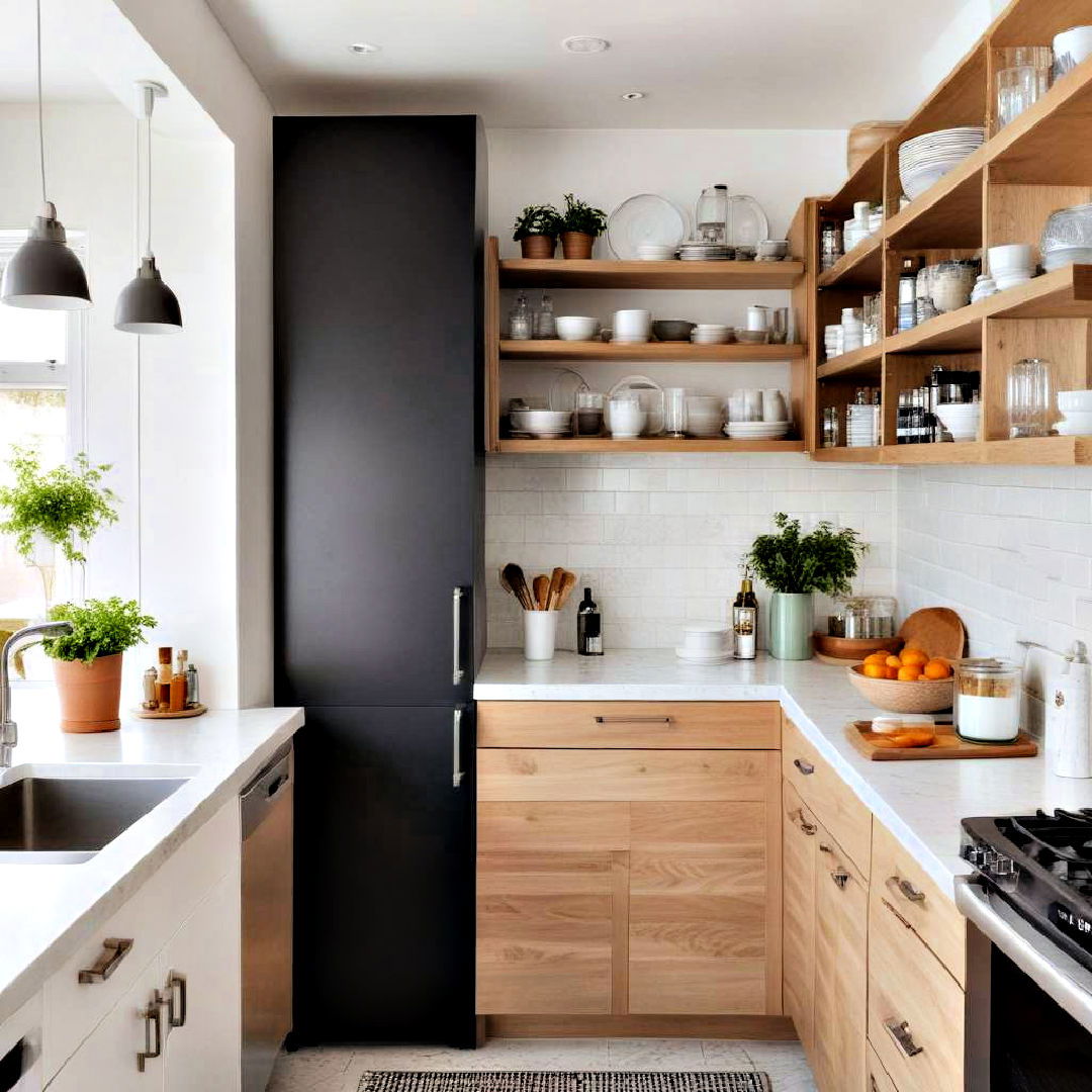tall cabinet for small galley kitchen on budget - 30 Small Galley Kitchen Ideas on a Budget