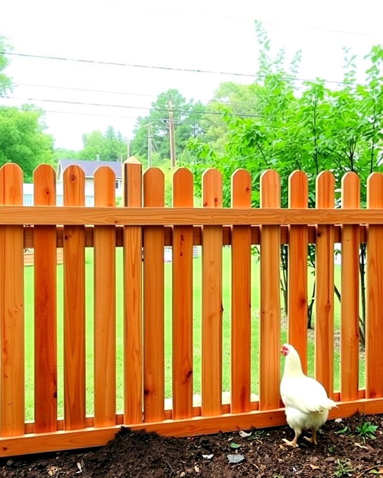 tall privacy fence design - 25 Chicken Fence Ideas