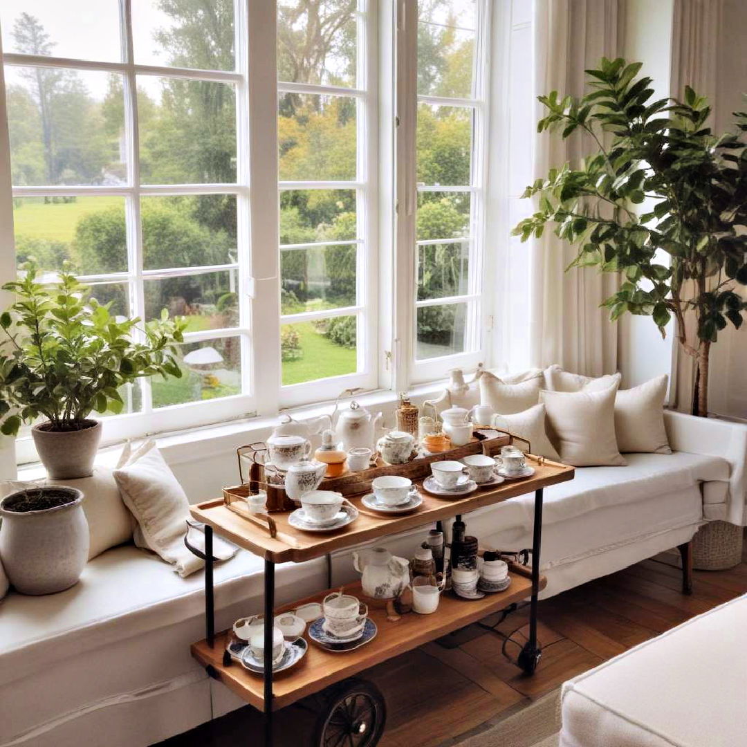 tea tasting spot idea - 40 Window Seat Ideas