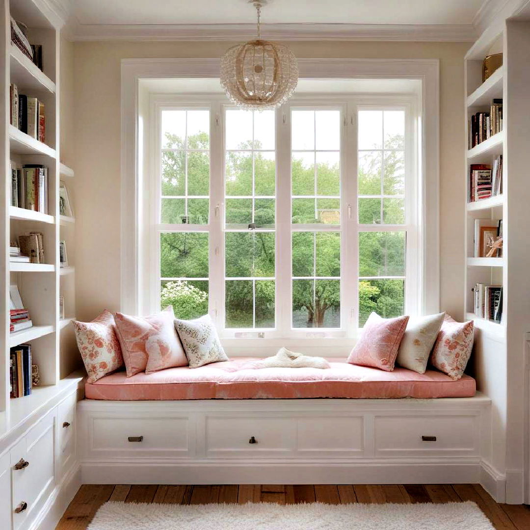 teen girl bedroom with window seat - 40 Teenage Girl Bedroom Ideas