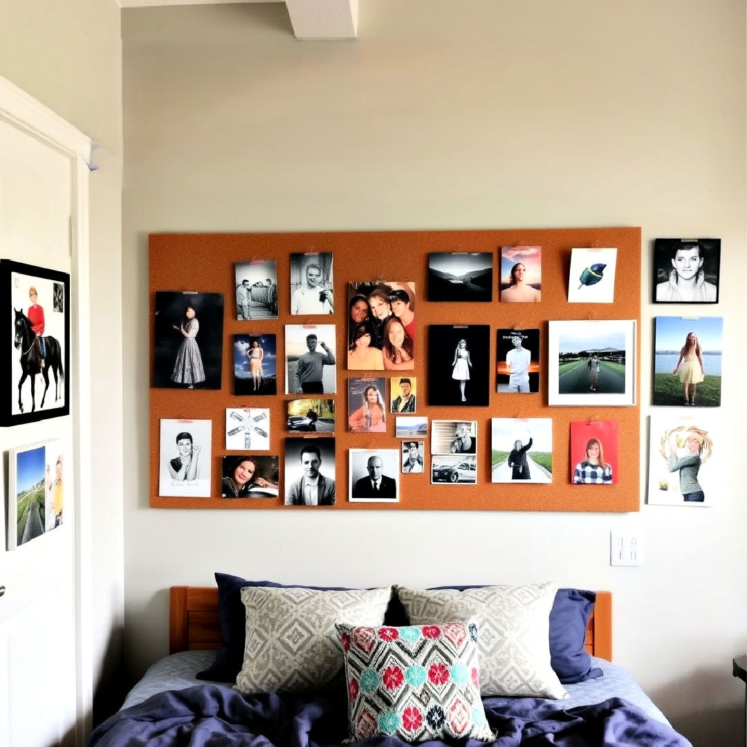teen hangout room with DIY art wall - 40 Teen Hangout Room Ideas