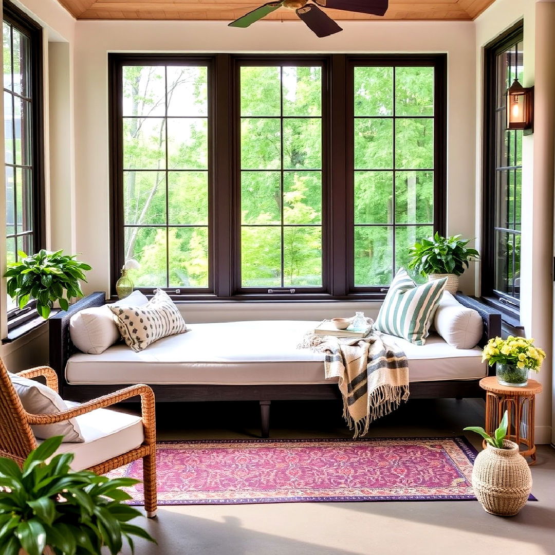 three season porch with daybed - 35 Three Season Porch Ideas