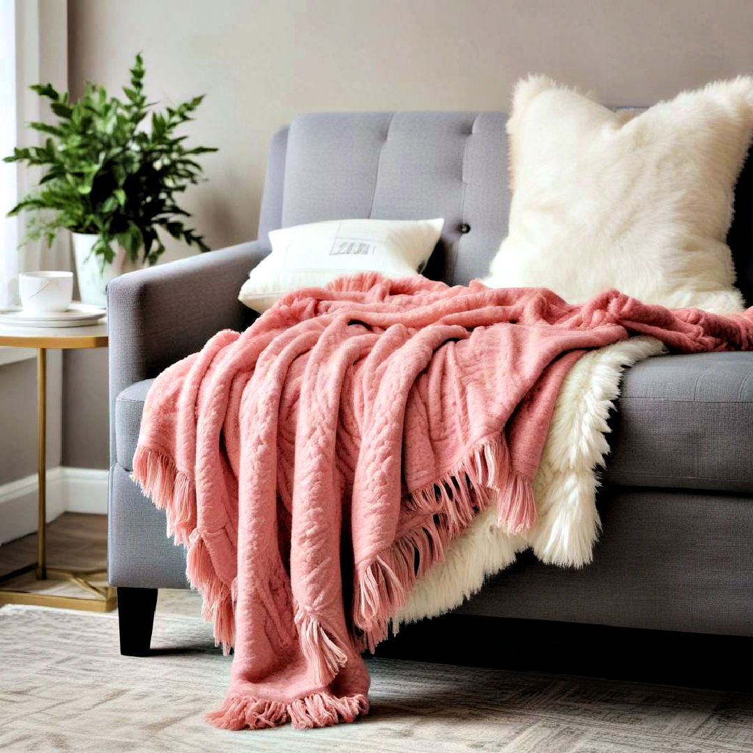 throw blankets for home decor - 40 Home Decor Ideas