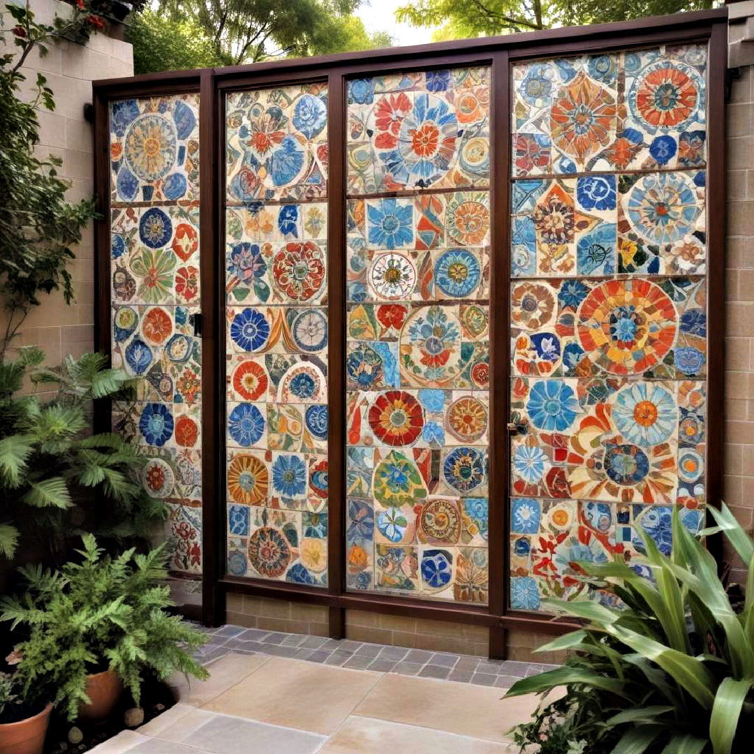 tile screen for outdoor privacy - 30 Outdoor Privacy Screen Ideas