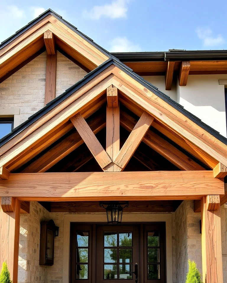 timber accents for french country exterior - 30 Traditional French Country House Exterior Ideas