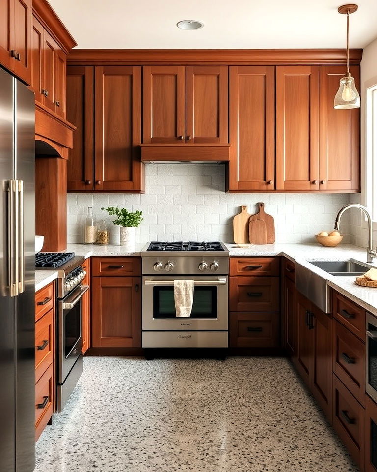 timeless brown shaker style cabinets - 25 Brown Kitchen Cabinets Ideas