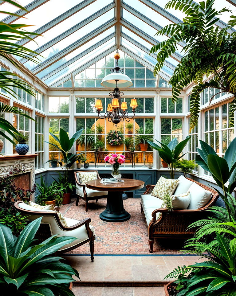 timeless glass walled conservatories - 40 Luxury Landscaping Ideas