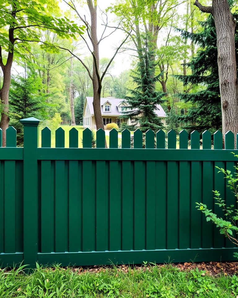 timeless hunter green vinyl fence - 25 Vinyl Fence Colors