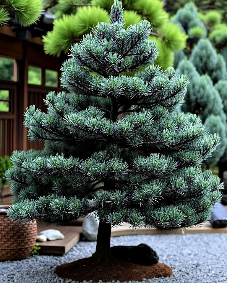 timeless japanese black pines - 40 Japanese Garden Ideas