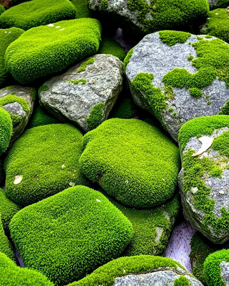 timeless moss covered stones - 35 Secret Garden Ideas
