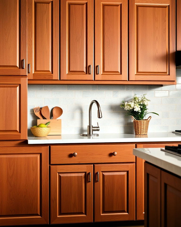 timeless natural cherry kitchen cabinets - 15 Natural Cherry Kitchen Cabinets