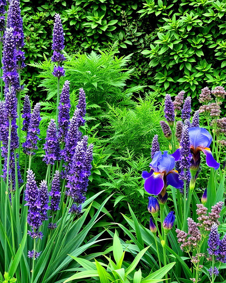 timeless purple and green garden - 30 Garden Colour Schemes