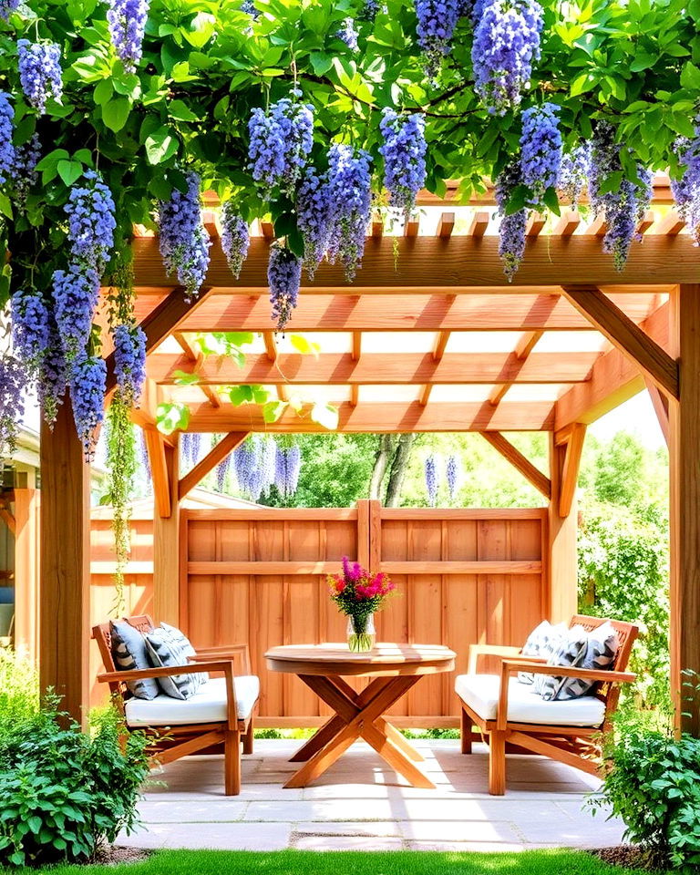 timeless rustic pergola - 30 Rustic Landscaping Ideas