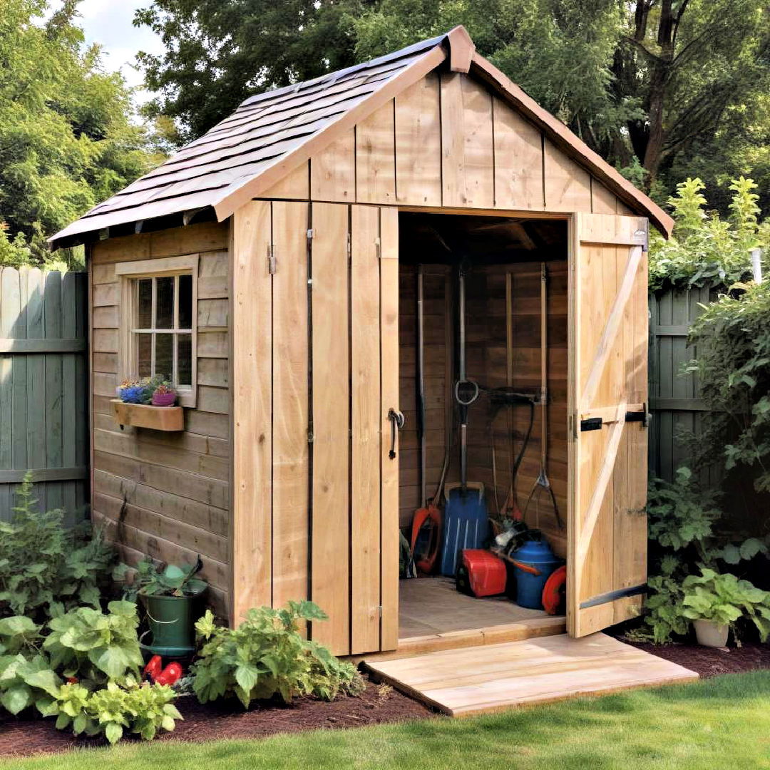 tools storage shed - 40 Backyard Ideas